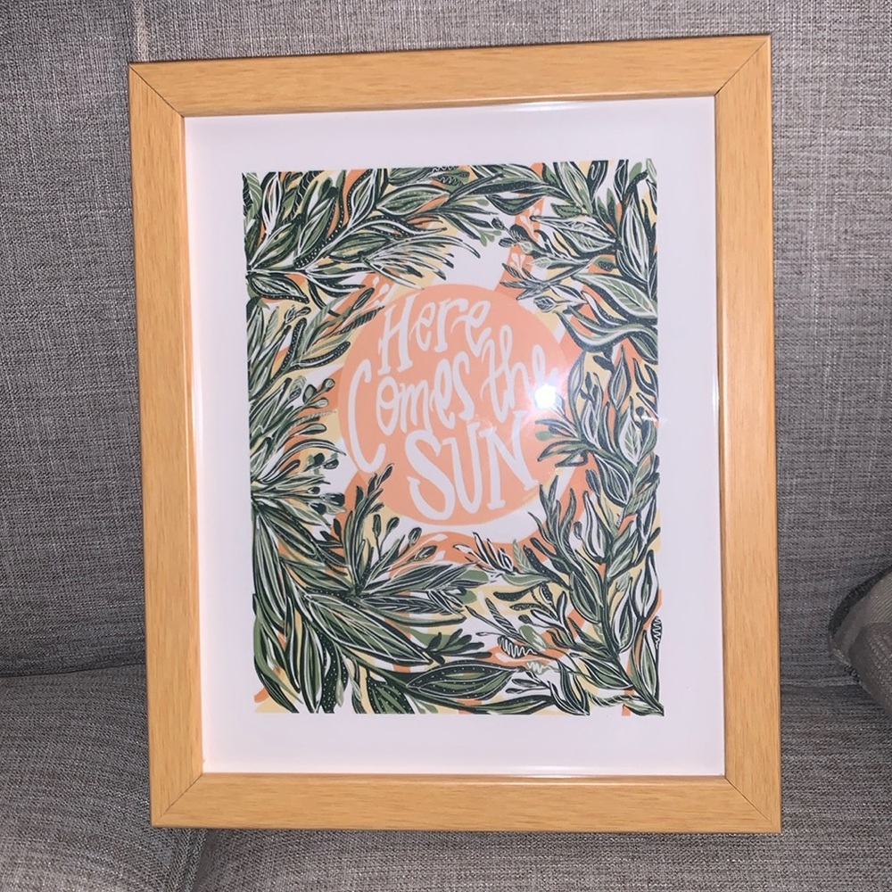 Framed artwork